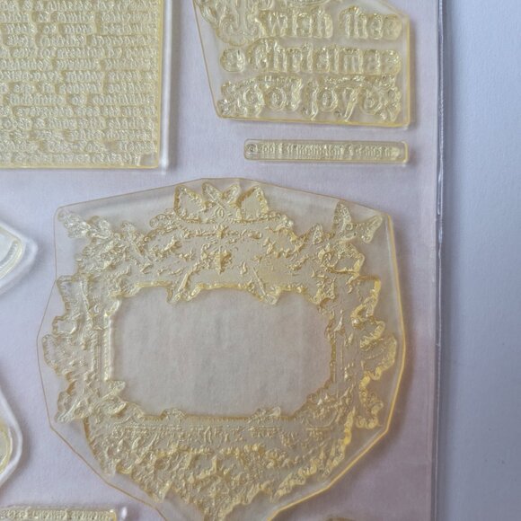 Yuletide Elements clear stamps by Clearly Impressed -Stampington & Company, new - Picture 4 of 9